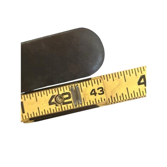 Vintage YSL Yves Saint Laurent Men's Black Reversible Leather Belt - Picture 5 of 5